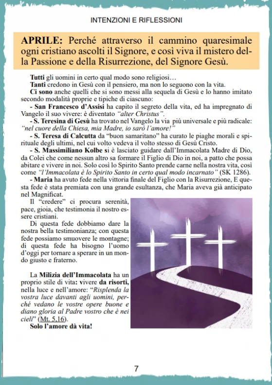 intenzioni e riflessioni